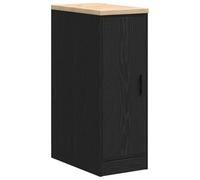 vidaXL Armoire de rangement pour garage noir 30 x 51 x 85 cm bois de pin
