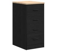 vidaXL Armoire de rangement de garage en bois de pin noir 40×51×85 cm