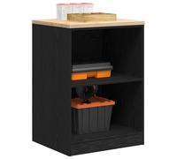 vidaXL Armoire de rangement de garage noir 60x51x85 cm bois de pin