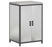 vidaXL Armoire de rangement - Idéale pour la maison, le jardin ou l'extérieur. C'est un organisateur moderne, réglable et pratique, qui est aussi joli.