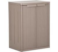 Armoire de rangement jardin Marron 65x45x88cm PP Aspect de bois151239