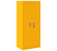 vidaXL Armoire de rangement Jaune moutarde 60 x 40 x 140 cm
