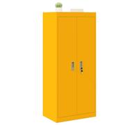 vidaXL Armoire de rangement Jaune moutarde 60 x 40 x 140 cm