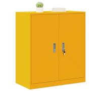 vidaXL Armoire de rangement Jaune moutarde 80 x 40 x 90 cm