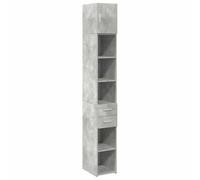 vidaXL Armoire de rangement mince gris béton 30 x 42,5 x 225 cm Multicolore