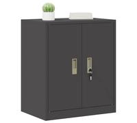 vidaXL Armoire de rangement Noir 60 x 40 x 70 cm – Acier laminé à froid verrouillable