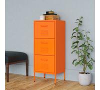 Vidaxl Armoire De Rangement Orange 42,5x35x101,5 Cm Acier Multicolore