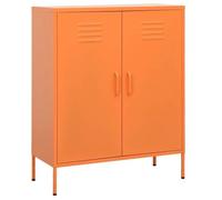 vidaXL Armoire de rangement 80x35x101,5 cm Acier Orange multicolore