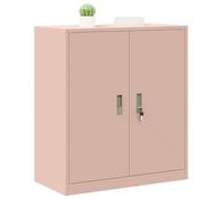 vidaXL Armoire de rangement Rose 80 x 40 x 90 cm Acier Laminé à Froid