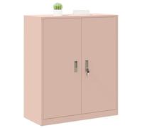 vidaXL Armoire de rangement Rose 90 x 40 x 105 cm Acier Laminé à Froid