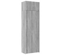 Vidaxl Armoire De Rangement Sonoma Gris 70x42,5x225 Cm Multicolore