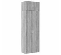 vidaXL Armoire de rangement Sonoma 70x42,5x225 cm Gris