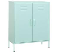 vidaXL Armoire de rangement Vert menthe 80x35x101,5 cm Acier