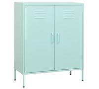 Vidaxl Armoire De Rangement Vert Menthe 80x35x101,5 Cm Acier Vert