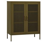 Armoire de Rangement Bleu Marine 80x35x101,5 cm Acier Placard Meuble vidaXL