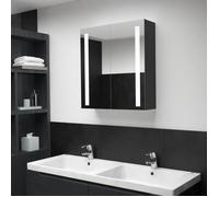 Cabinet de Miroir de Salle de Bain LED avec Rangement Éclairage Écoénergétique 62x14x60 cm