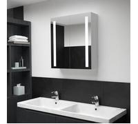 vidaXL Armoire de Salle de Bain à Miroir LED Armoire à LED Murale Armoire de Rangement Chambre à Coucher Maison Intérieur 285125