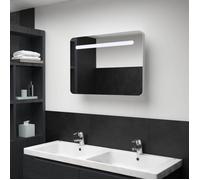 vidaXL Armoire de salle de bain 285120, murale à miroir LED, rangement intérieur