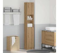 vidaXL Armoire de salle de bain Artisan-Chêne 32x25,5x190 cm Bois composite