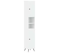 vidaXL Armoire de Salle de Bain avec Étagère Ouverte Breda Blanc
