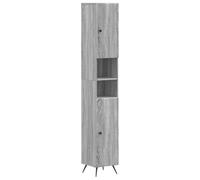 vidaXL Armoire de Salle de Bain avec Étagère Ouverte Breda Sonoma Gris