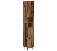 vidaXL Armoire de Salle de Bain avec Étagère Ouverte ZWOLLE