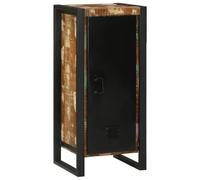 vidaXL Armoire de Salle de Bain avec Porte Marron Bois Recyclé Solide | Ça laisse de la place pour tes trucs, Fait pour durer avec du bois récupéré,