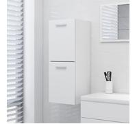 vidaXL Armoire de salle de bain 30x30x80 cm Blanc Aggloméré