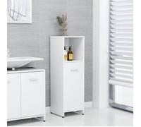 vidaXL Armoire de salle de bain 30x30x95 cm Blanc Aggloméré