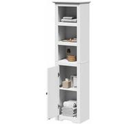 vidaXL Armoire de salle de bain BODO blanc 44x30x160 cm
