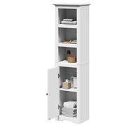 Vidaxl Armoire De Salle De Bain Bodo Blanc 44x30x160 Cm Blanc