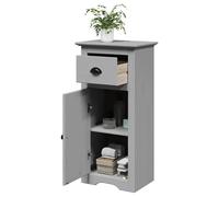 Vidaxl Armoire De Salle De Bain Bodo Gris 44x30x90 Cm Gris