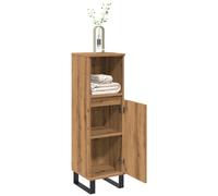 Vidaxl Armoire De Salle De Bain Chêne Artisanal 30x30x100 Cm