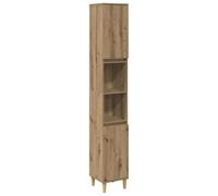 vidaXL Armoire de salle de bain chêne artisanal 30 x 30 x 190 cm