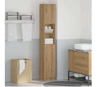 vidaXL Armoire de salle de bain Artisan-Chêne 32x25,5x190 cm Bois composite