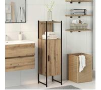 vidaXL Armoire de salle de bain chêne artisanal 33x33x120,5 cm