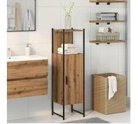Armoire de salle de bain chêne artisanal 33x33x120,5 cm chêne G