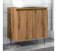 Vidaxl Armoire De Salle De Bain Chêne Artisanal 58x33x60 Cm