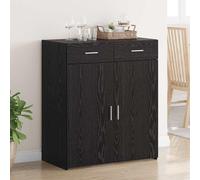 vidaXL Armoire de salle de bain Chêne noir 80 x 42,5 x 93,5 cm Bois composite