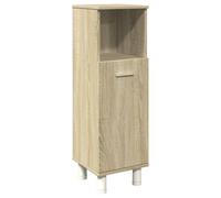 vidaXL Armoire de salle de bain Chêne Sonoma 30,5x30x95 cm Bois composite