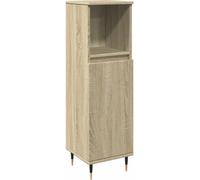 vidaXL Armoire de salle de bain Chêne Sonoma 30x30x100 cm Bois composite