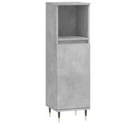 Armoire de salle de bain gris béton 30x30x100 cm Gris G