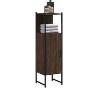 vidaXL Armoire de Salle de Bain, Colonne de Toilette, Placard de Rangement, Meuble de Bain Maison Intérieur, Moderne, Chêne 842470 Marron G