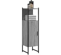 vidaXL Armoire de salle de bain sonoma gris 33x33x120,5 cm