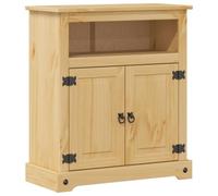 vidaXL Armoire de Salle de Bain Corona 70x33x80 cm Bois de pin Massif, Armoire de Rangement de Salle de Bain, Placard de Salle de Bain, Armoire de Salle de Bain indépendante