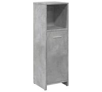 Vidaxl Armoire De Salle De Bain Gris Béton 30x30x95 Cm Aggloméré Gris