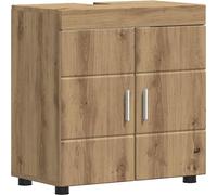 vidaXL Armoire de salle de bain lavabo avec stockage chêne artisanal