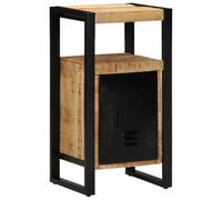 vidaXL Armoire de salle de bain – Bois de mangue massif marron, design rectangulaire, compact et chic