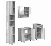 vidaXL Armoire de Salle de Bain, Meuble Mural Moderne avec Miroir rectangulaire. Idéal pour Gagner de la Place et Organiser Ton intérieur.