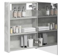 vidaXL Armoire de salle de bain miroir 43 x 11,5 x 60,5 cm rectangulaire design moderne avec des solutions de stockage optimisées pour les petits espaces, organisation élégante et fonctionnelle